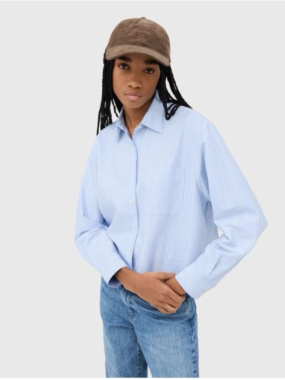 UNIQLO JW Anderson Oxford Boxy Shirt Size Medium
